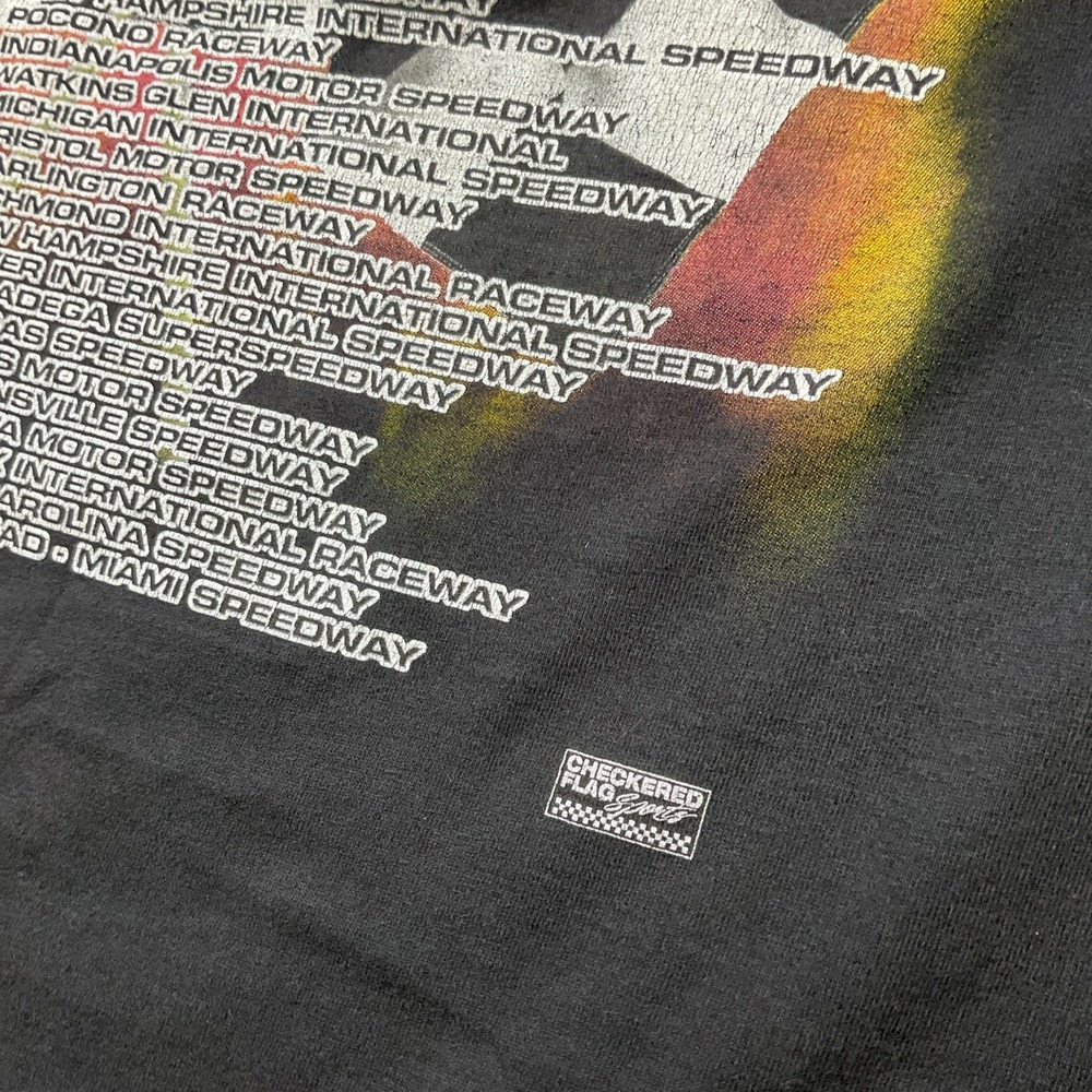 Vintage Nascar Racing Winston Cup Series T-Shirt Y2K Double Sided Graphics Sz L - Picture 3 of 7